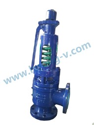 DIN cast steel spring handle low lift high temperature safety valve
